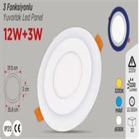 12W.S.A.YUVARLAK 3 FONK. BEYAZ 1